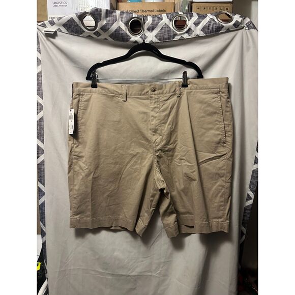 NWT Polo Ralph Lauren Men's Classic Fit Stretch Chino Shorts Tan Size 42 - Picture 1 of 7
